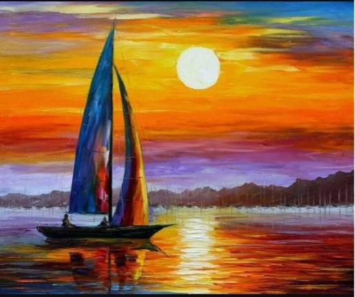 Abdellatif Jebbari - Bateau, soleil et mer