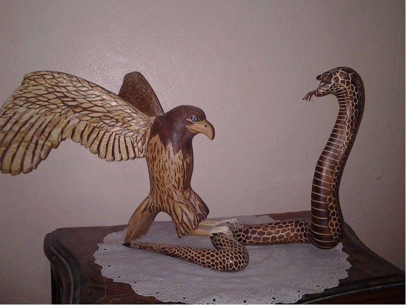 Abdellatif Jebbari - Sculpture sur bois