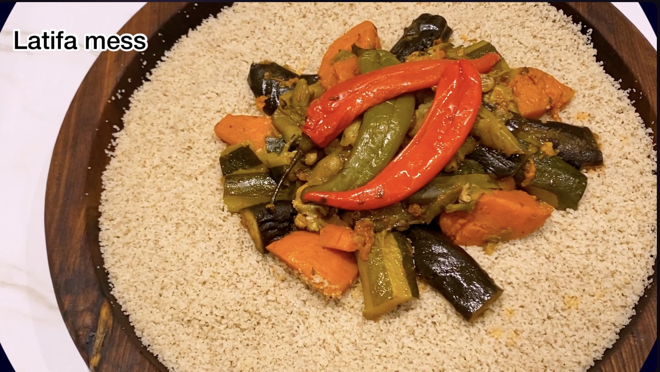 Abelboul Couscous fait à base de brisures d'orge