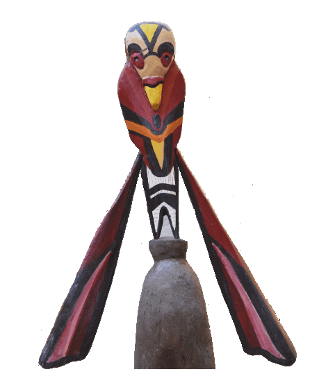 Abeṛḍal, sculpture sur bois