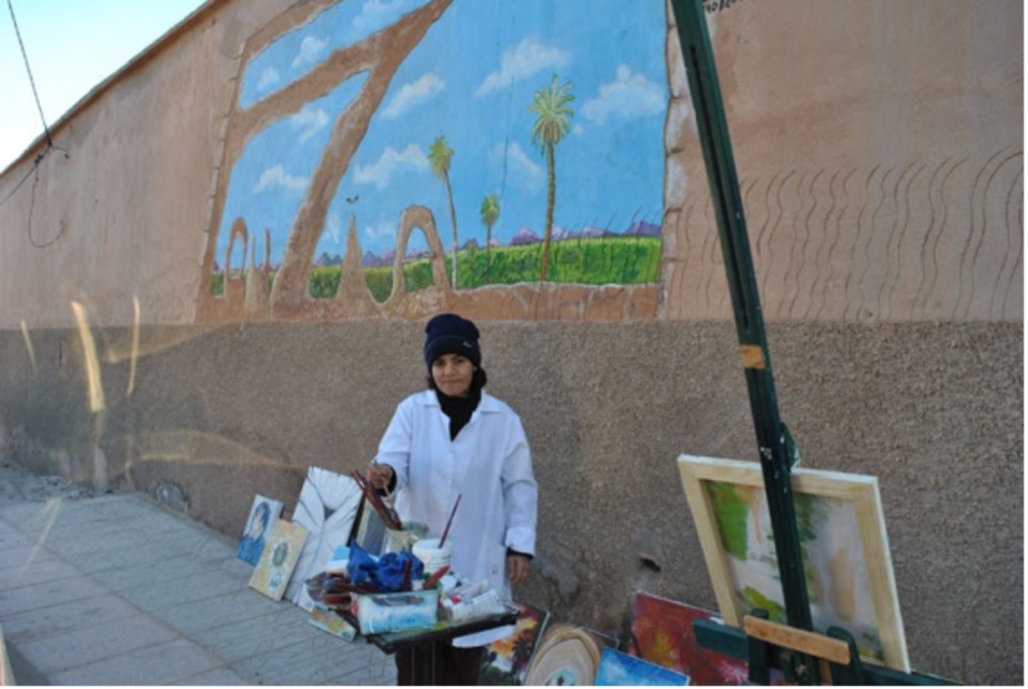 Fouzia Brahim - Rue-atelier d’artiste