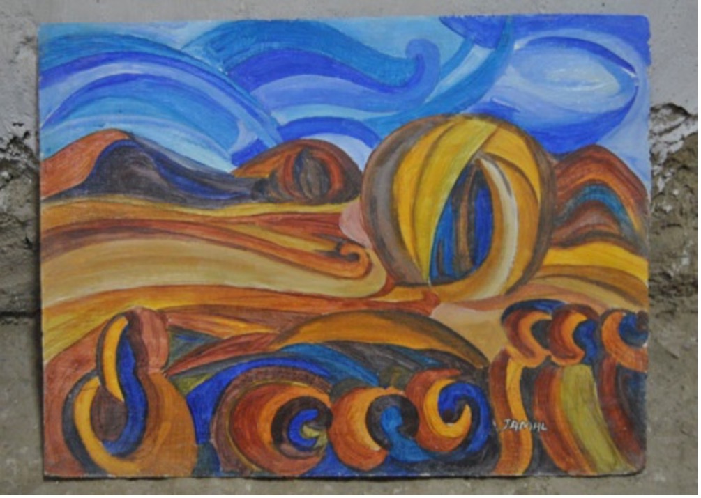 Jamal Abdelhak - Paysage conçu avec abstraction