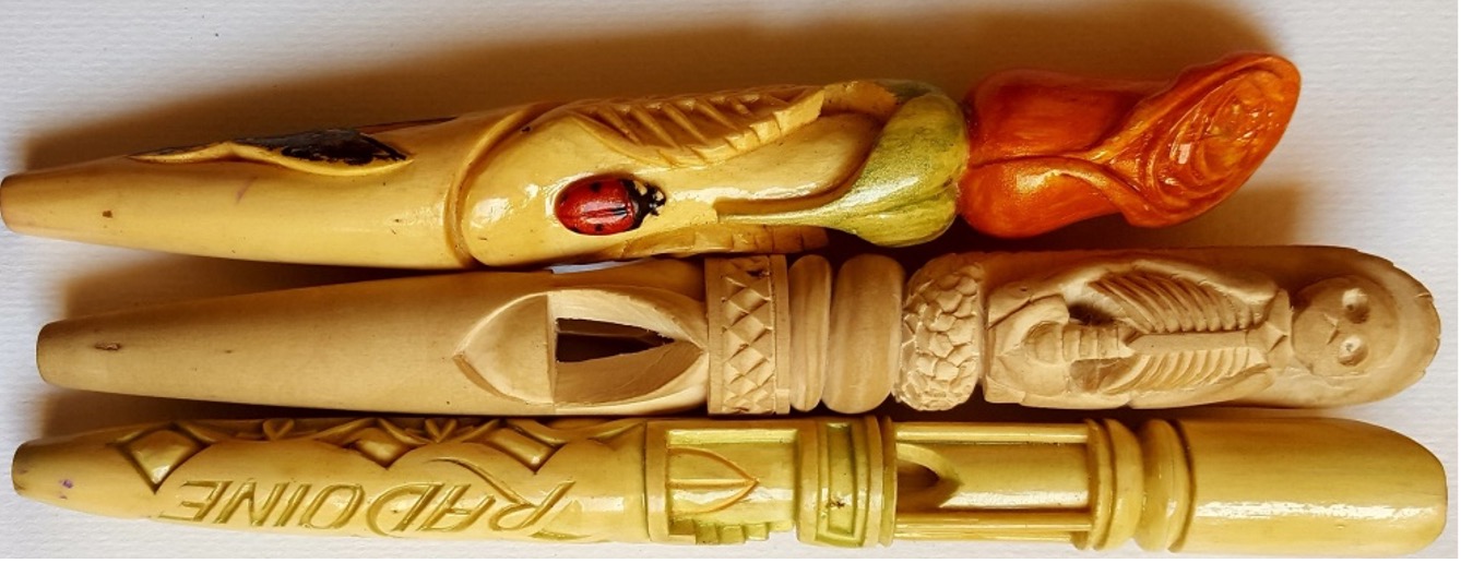 Radouane Abbou - Gravures sur bois (joints de  stylos)